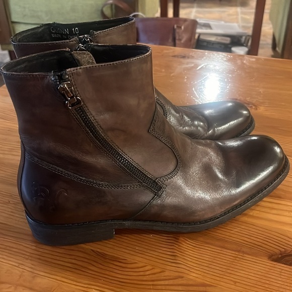 Robert Wayne Collection leather brown Boots  size 11 - Picture 2 of 11